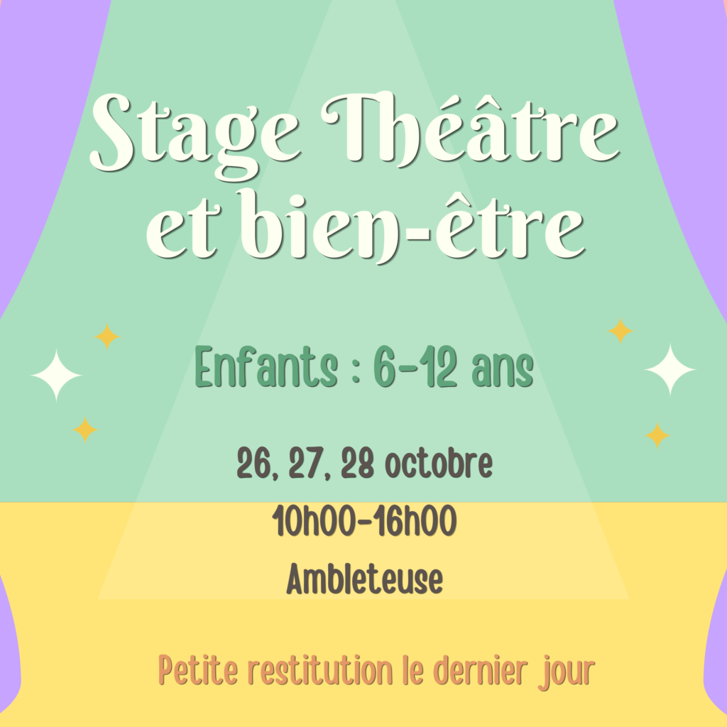 atelier théâtre enfants automne