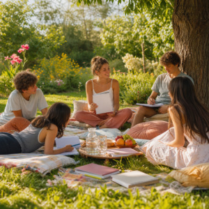 atelier écriture adolescents août cote d'opale jardin